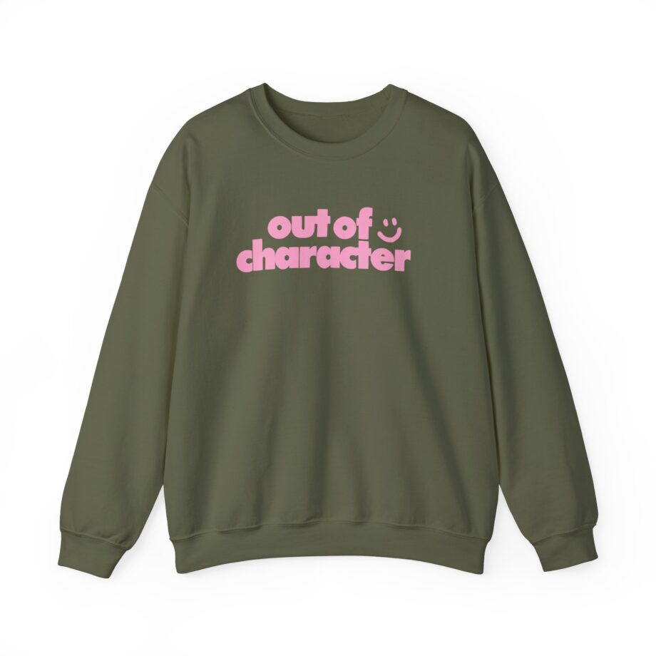 Slushy Noobz  Out Of Character Unisex Heavy Blend Crewneck Sweatshirt