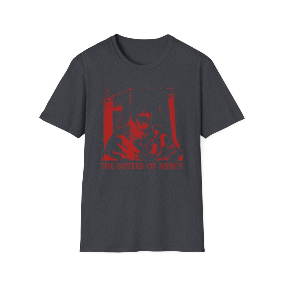 The Sisters Of Mercy Red Scream Unisex Softstyle T-Shirt