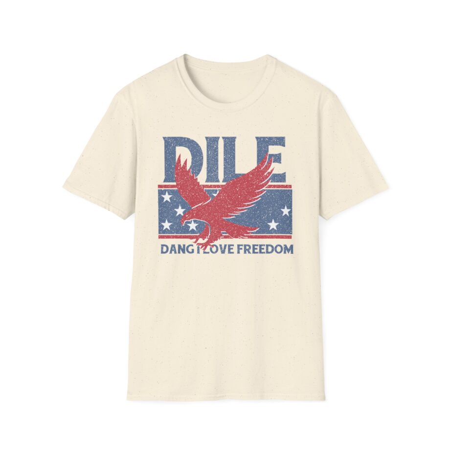 Sadie Crowell Dilf Dang I Love Freedom Unisex Softstyle T-shirt