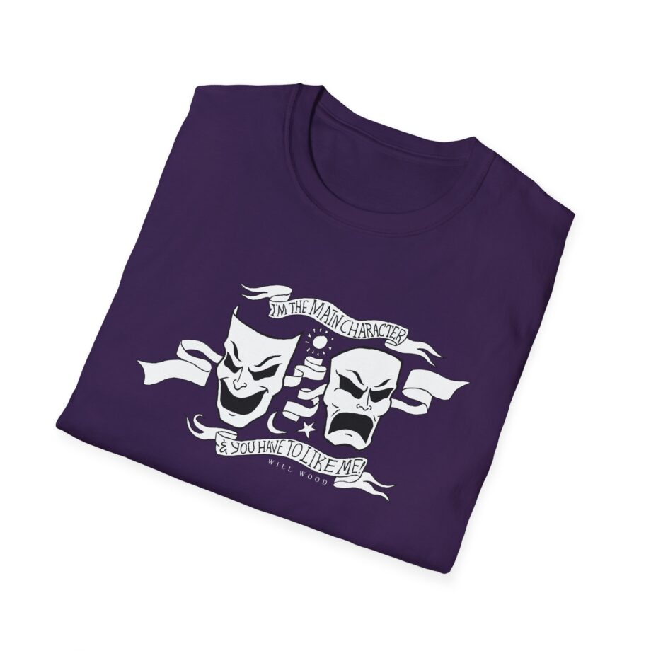 Will Wood the Main Character Unisex Softstyle T-shirt