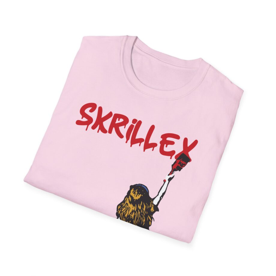 skrillex red girl Unisex Softstyle T-Shirt