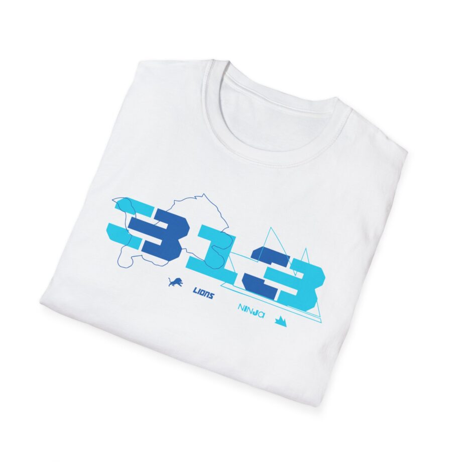 Ninja Detroit Lions Unisex Softstyle T-Shirt