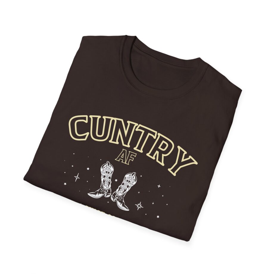Sadie Crowell Cuntry Af Cropped Unisex Softstyle T-shirt