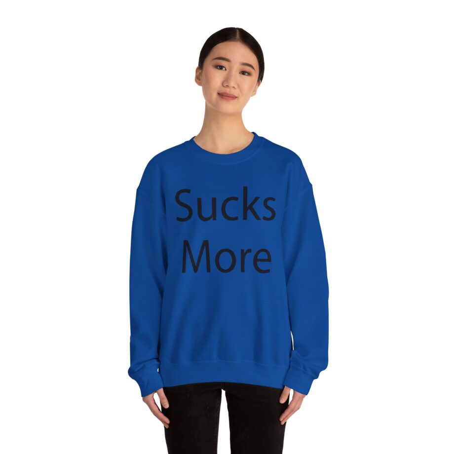 Hamzah Sucks More Tee Unisex Heavy Blend Crewneck Sweatshirt