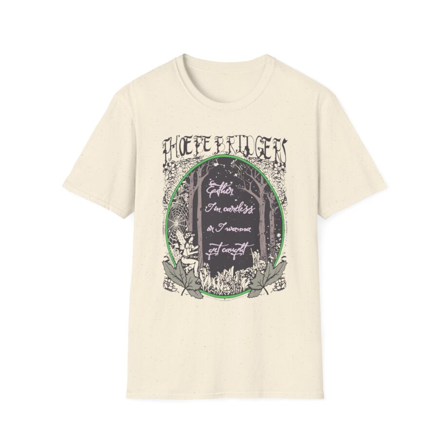 Phoebe Bridgers Ether Tin Cartels on I Wanna Get Caught Unisex Softstyle T-shirt