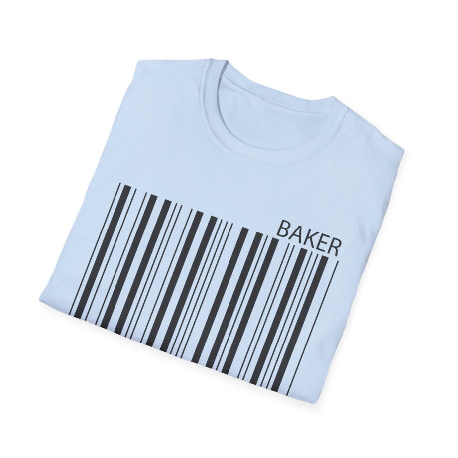 Maverick Barcode Baker Unisex Softstyle T-shirt