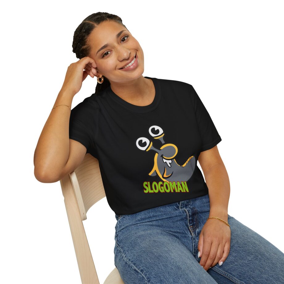 Slogoman Slogo Funny Unisex Softstyle T-Shirt