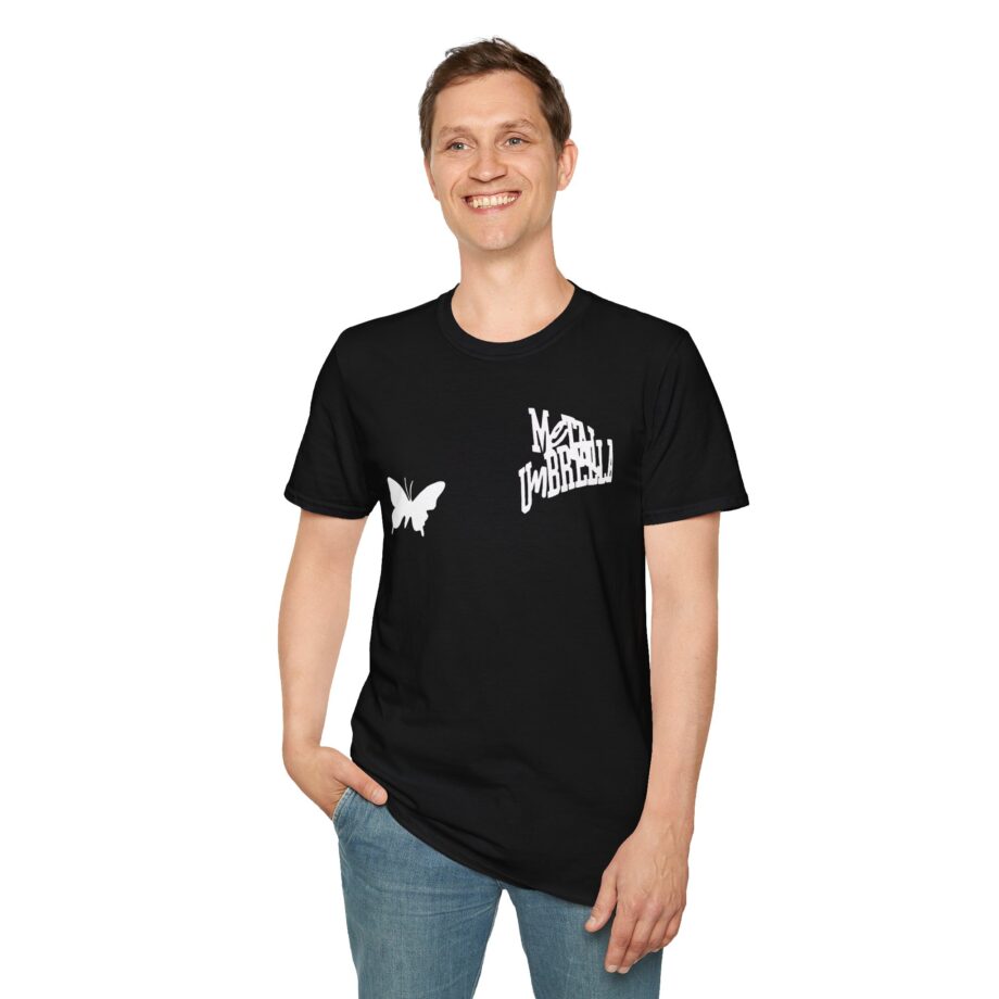 Sypherpk Butterfly Embroidered Unisex Softstyle T-shirt