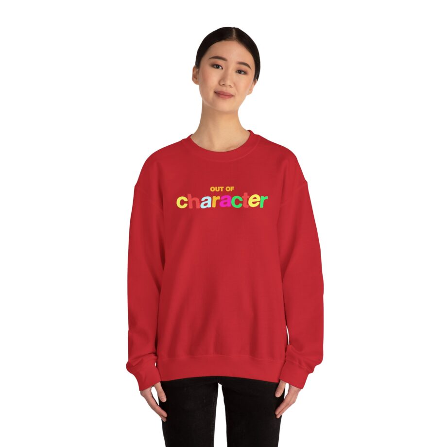 Slushy Noobz  Out Of Character Unisex Heavy Blend Crewneck Sweatshirt