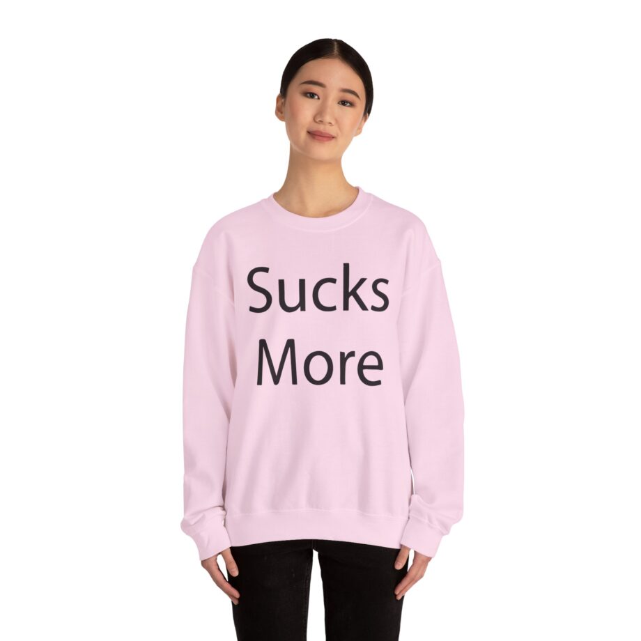 Hamzah Sucks More Tee Unisex Heavy Blend Crewneck Sweatshirt