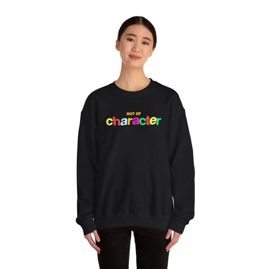 Slushy Noobz  Out Of Character Unisex Heavy Blend Crewneck Sweatshirt