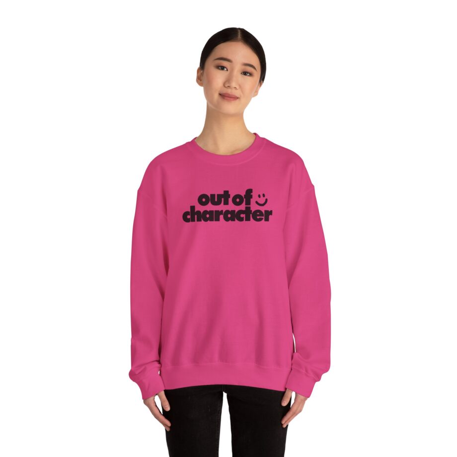 Slushy Noobz Out of Character Unisex Heavy Blend Crewneck Sweatshirt