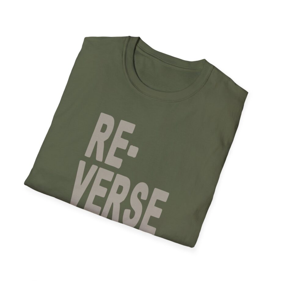 Armchair Expert Reverse Back Unisex Softstyle T-shirt