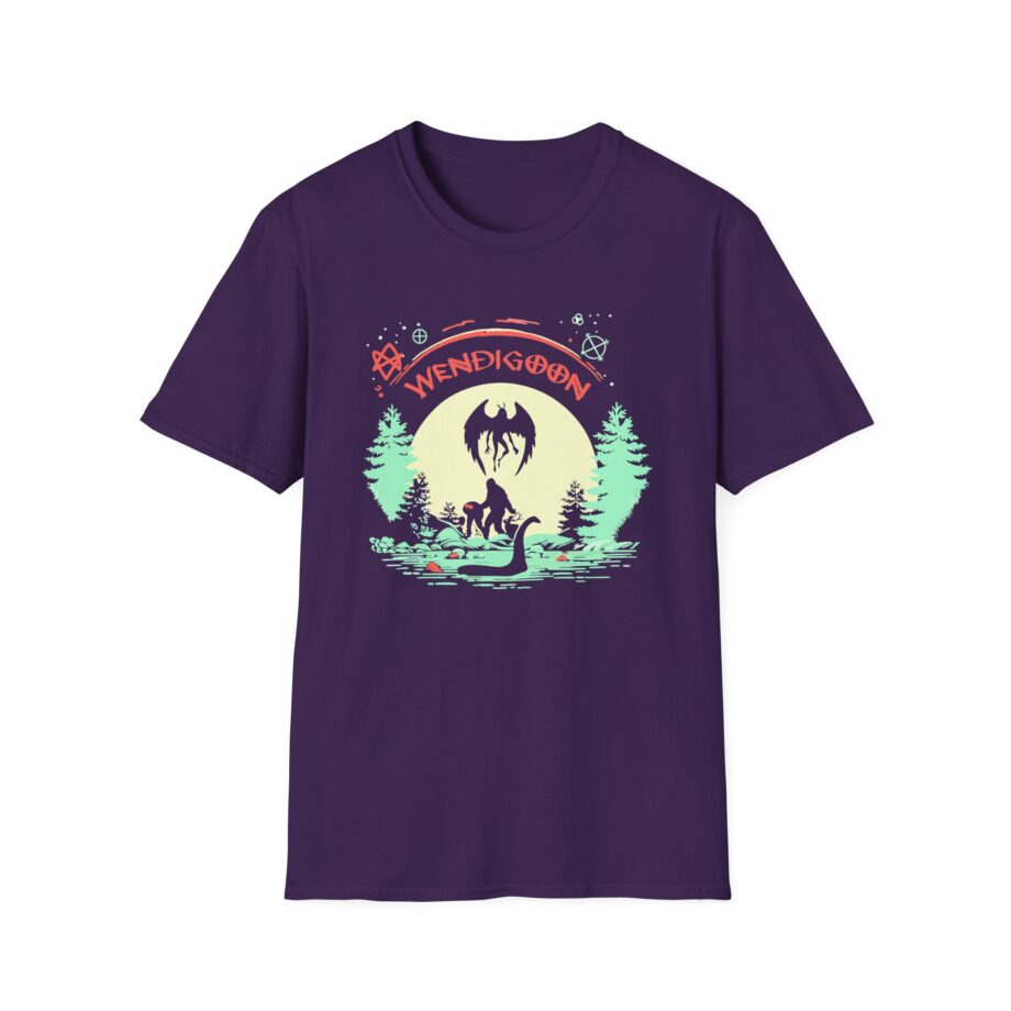Wendigoon Cryptids on Tour Unisex Softstyle Tee