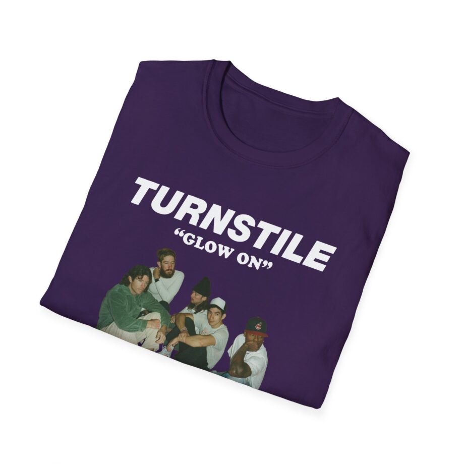 Turnstile Glow on Drawing Unisex Softstyle T-shirt