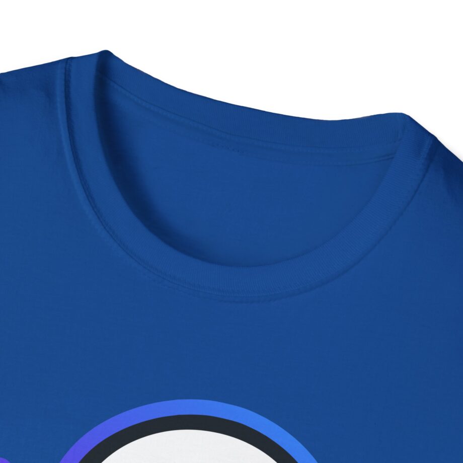 Ninja Ghosty Blue Dye Unisex Softstyle T-shirt
