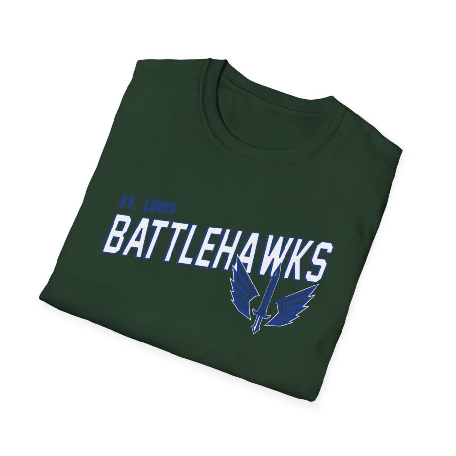 St. Louis Battlehawks 108 Stitches Tarc Merman  Unisex Softstyle T-Shirt