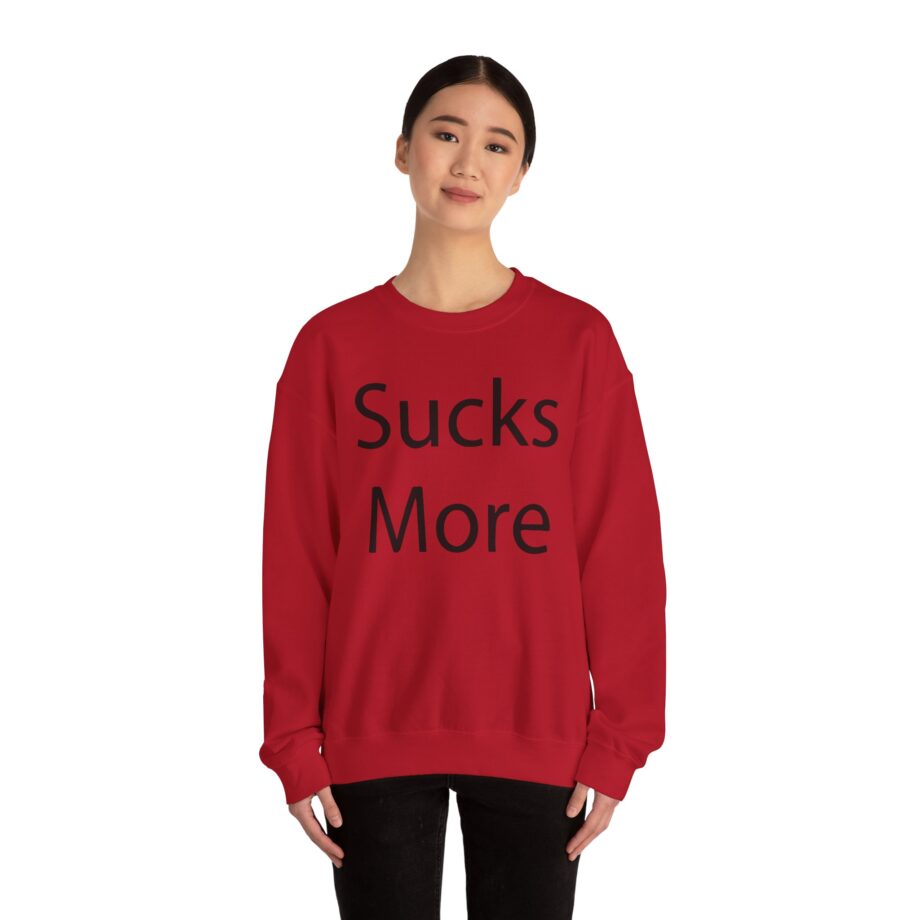 Hamzah Sucks More Tee Unisex Heavy Blend Crewneck Sweatshirt