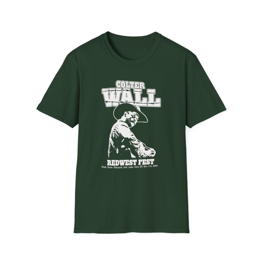 Colter Wall Redwest Fest Unisex Softstyle T-shirt