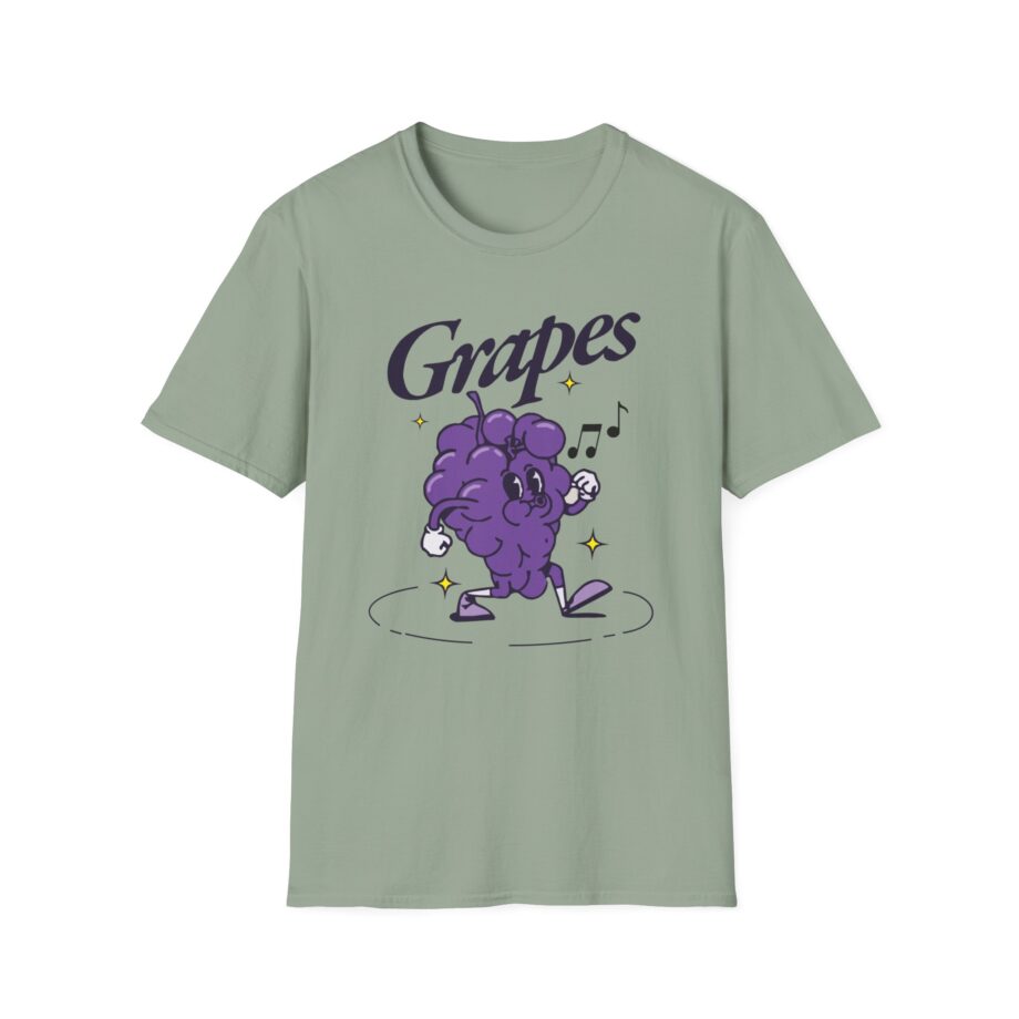 James Marriott Grapes Natural Unisex Softstyle T-Shirt