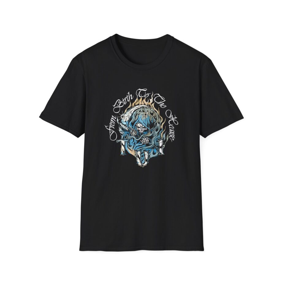 Trapped Under Ice Birth to Hearse Unisex Softstyle Tee