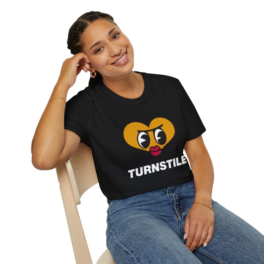 Turnstile Heart Unisex Softstyle T-shirt