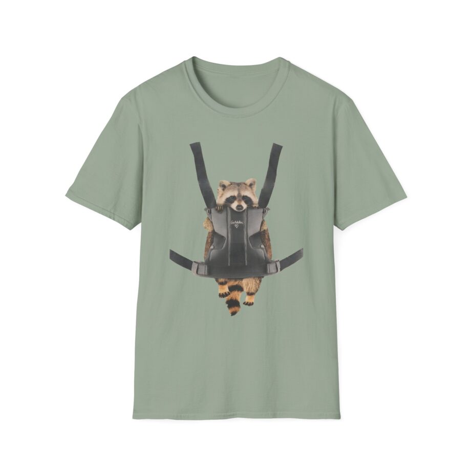 William Osman Raccoon Unisex Softstyle T-Shirt