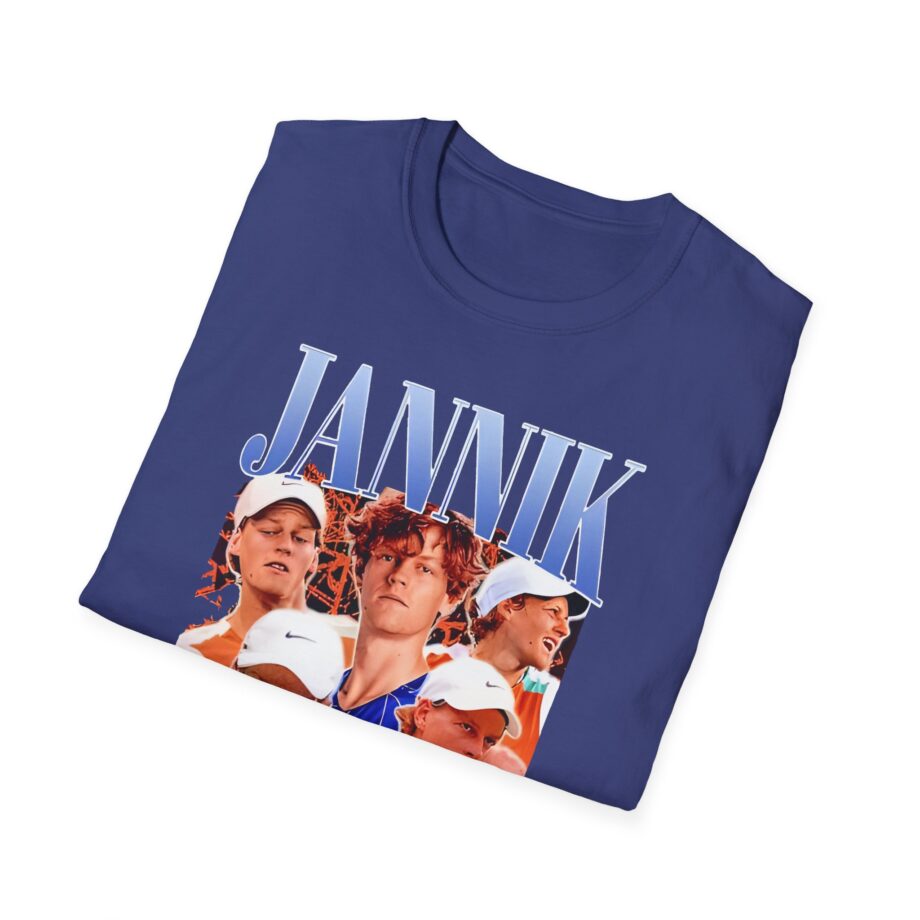 Jannik Sinner Retro Art Unisex Softstyle T-Shirt