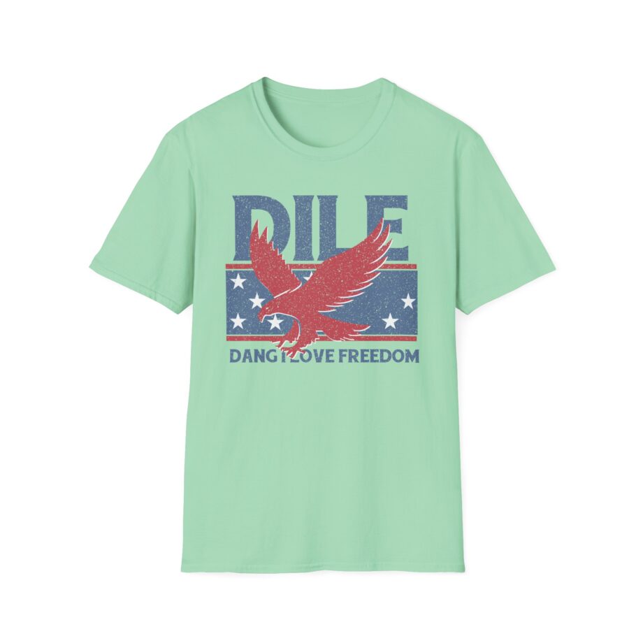 Sadie Crowell Dilf Dang I Love Freedom Unisex Softstyle T-shirt