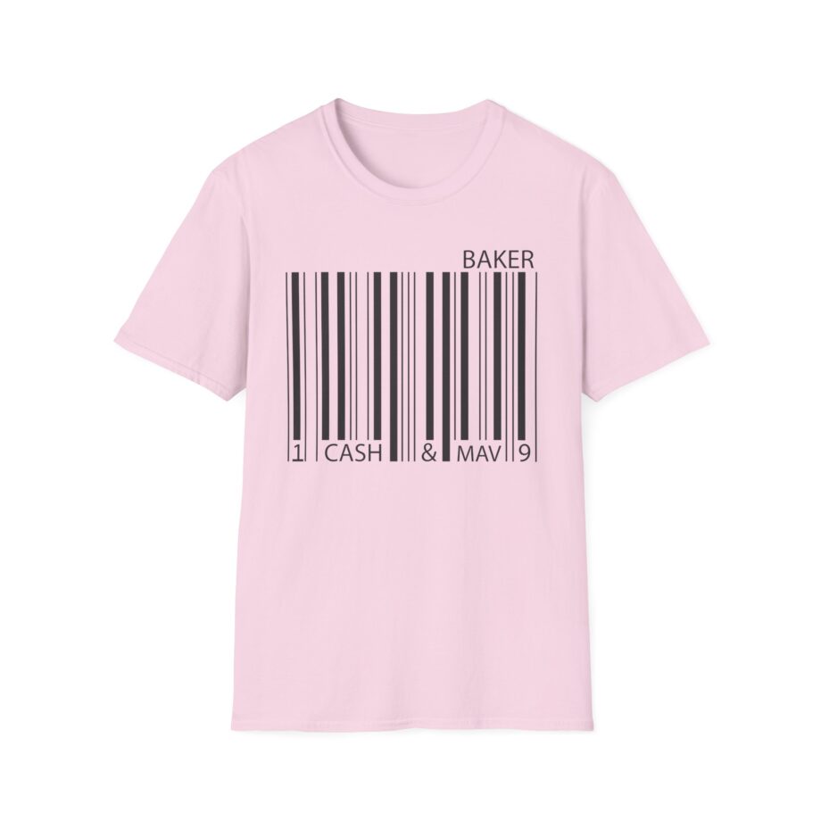 Maverick Barcode Baker Unisex Softstyle T-shirt