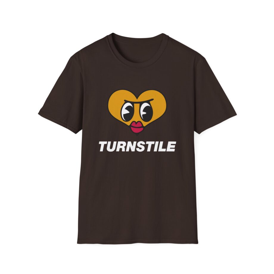 Turnstile Heart Unisex Softstyle T-shirt