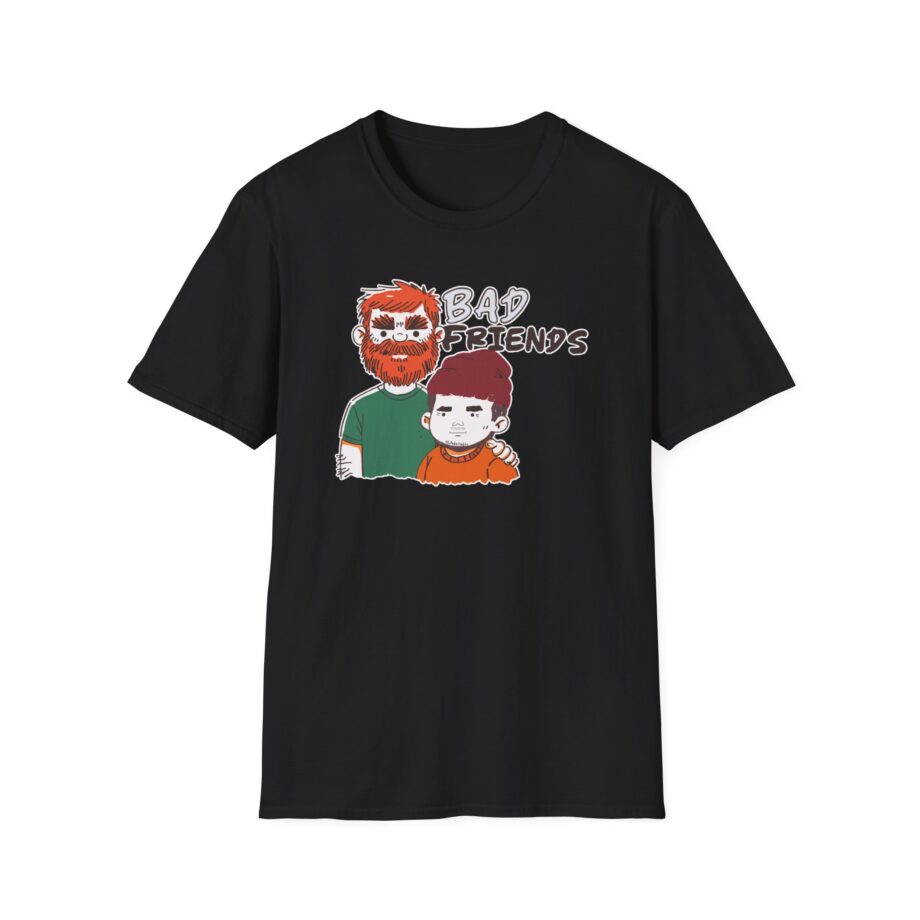 Bad Friends Hairy Unisex Softstyle T-shirt