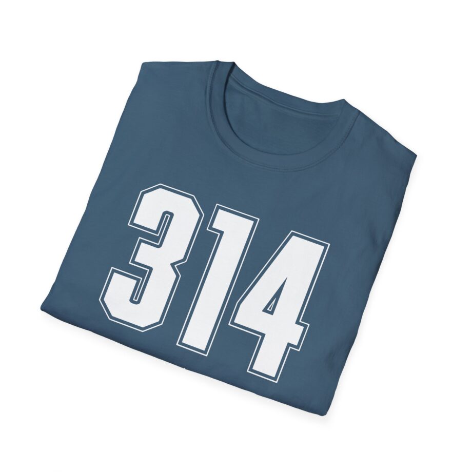 St. Louis Battlehawks Area Code Unisex Softstyle T-shirt