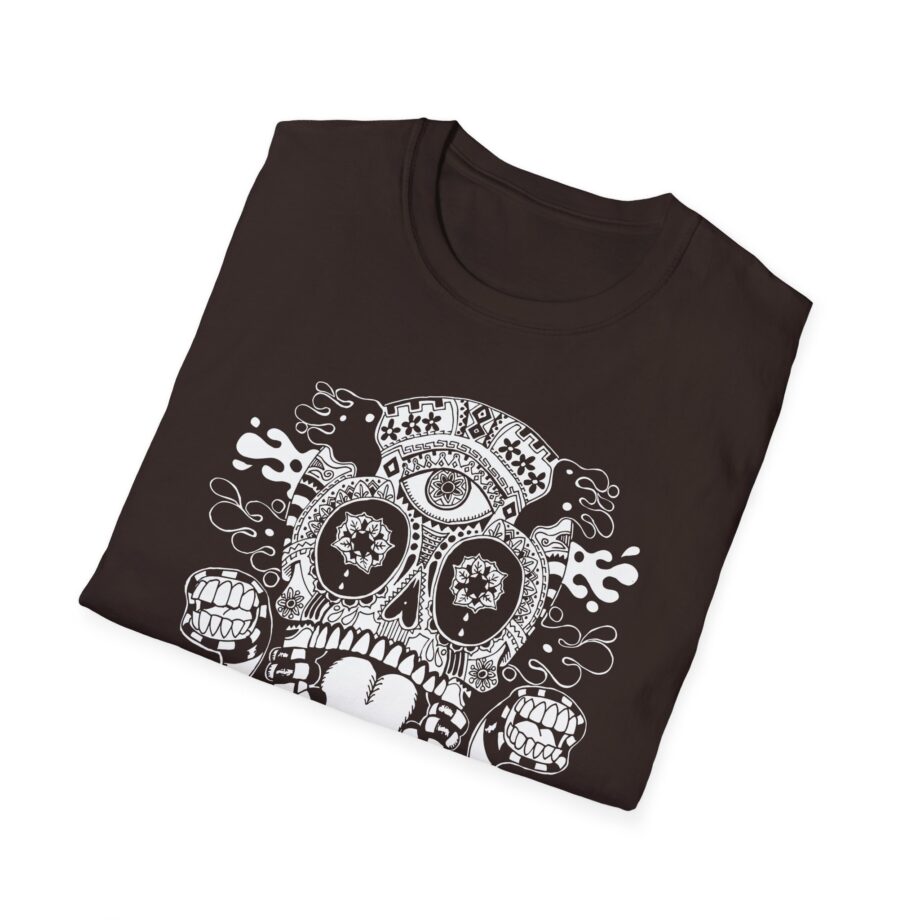 Will Wood Host Skull Unisex Softstyle T-shirt