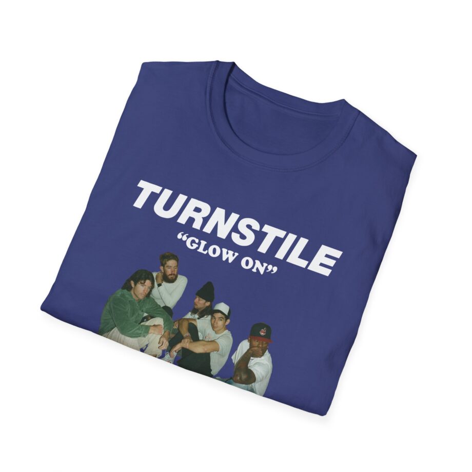Turnstile Glow on Drawing Unisex Softstyle T-shirt