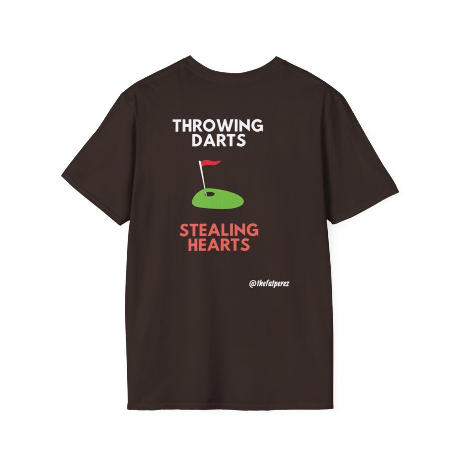 Fat Perez Throwing Darts Stealing Hearts Unisex Softstyle T-Shirt