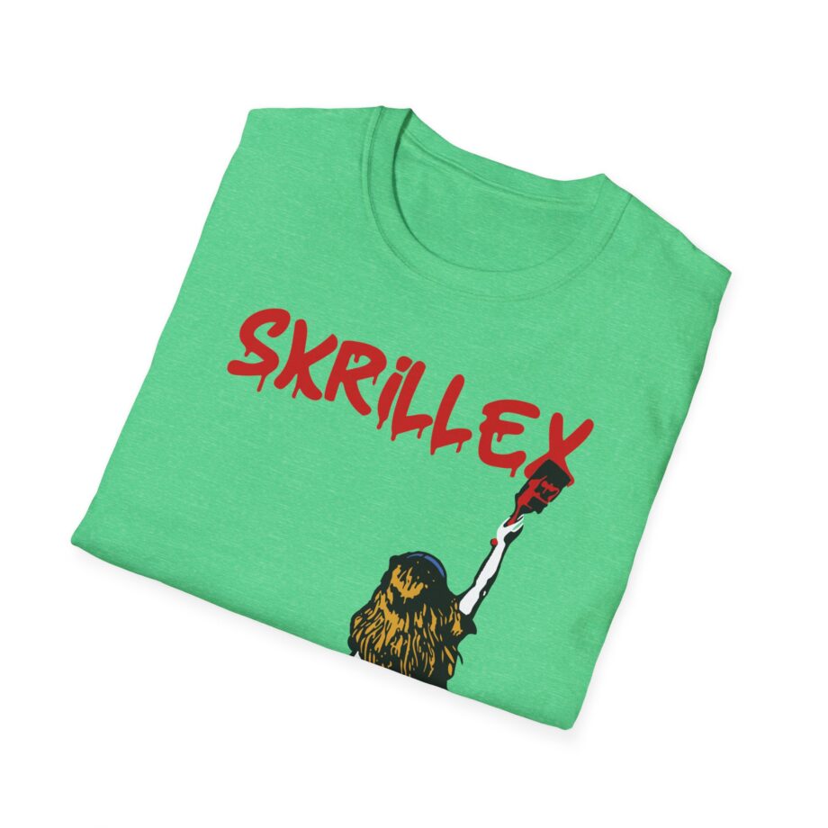 skrillex red girl Unisex Softstyle T-Shirt
