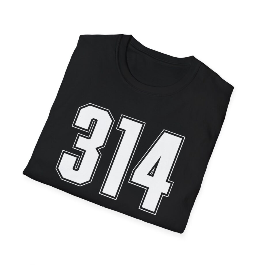 St. Louis Battlehawks Area Code Unisex Softstyle T-shirt