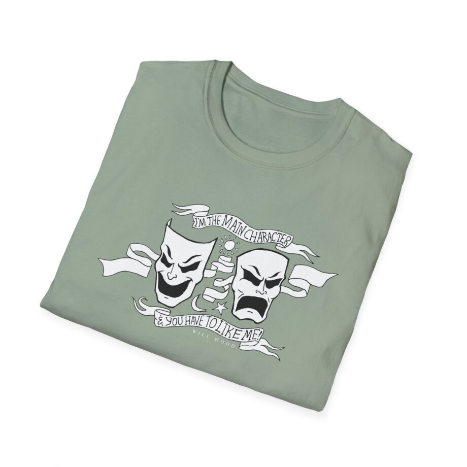 Will Wood the Main Character Unisex Softstyle T-shirt