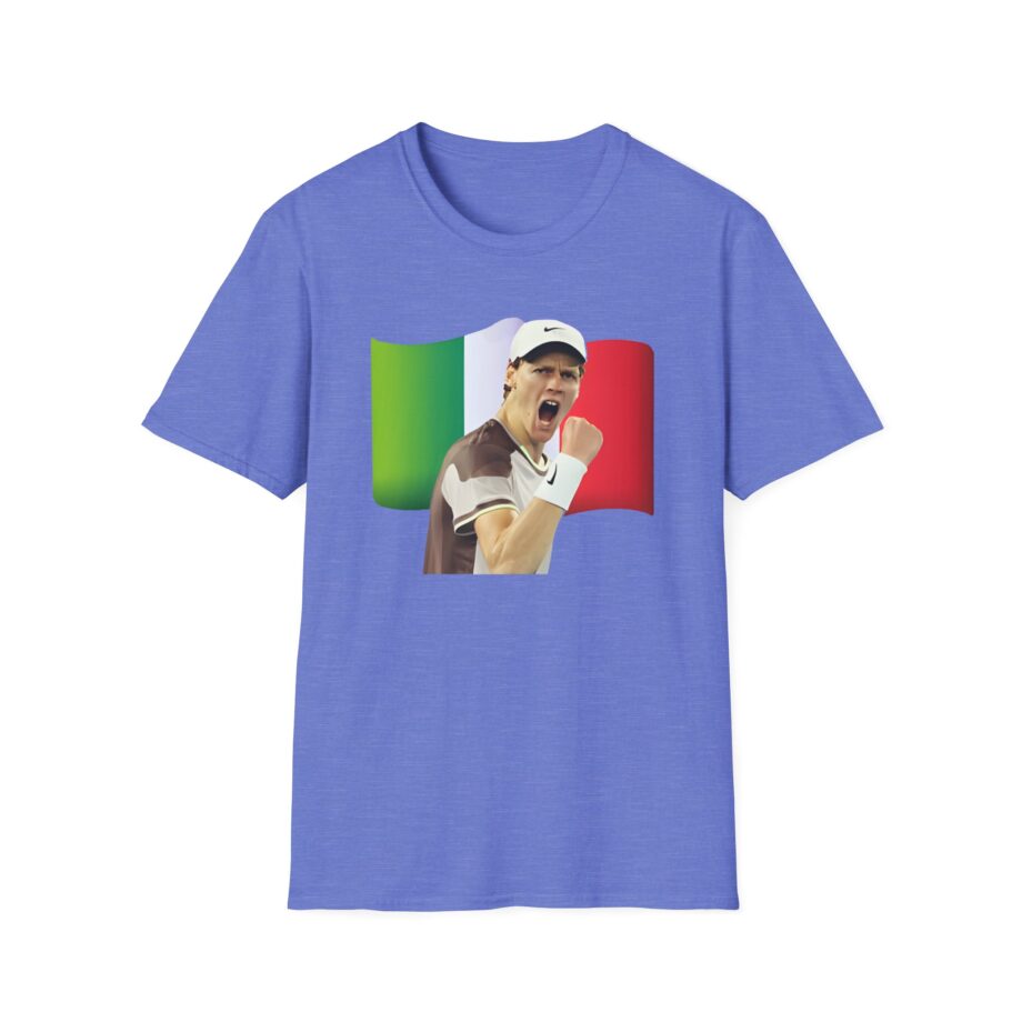 Jannik Sinner Italian Tennis Star Fan Unisex Softstyle T-Shirt