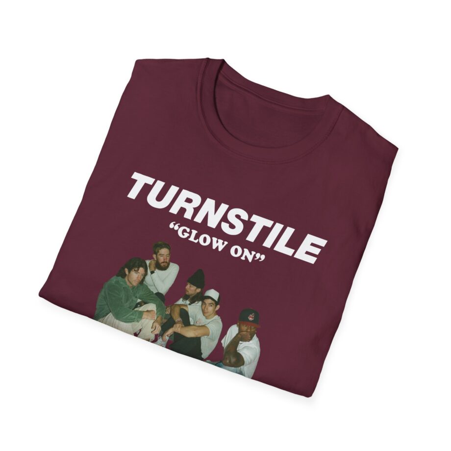 Turnstile Glow on Drawing Unisex Softstyle T-shirt