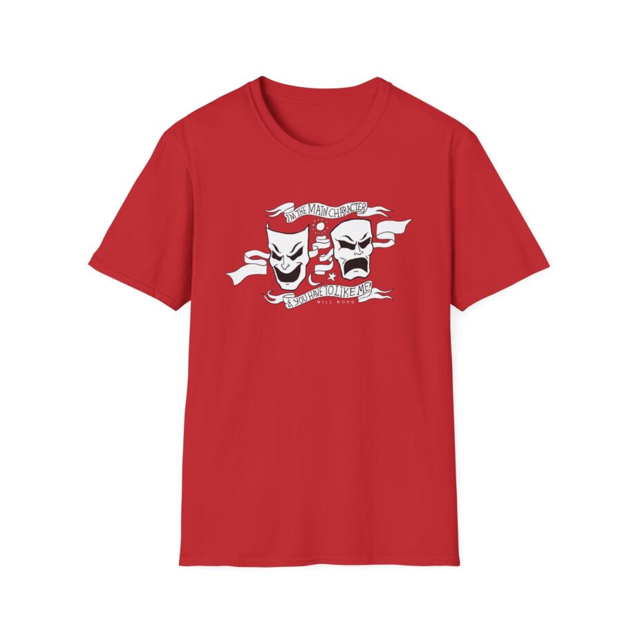 Will Wood the Main Character Unisex Softstyle T-shirt