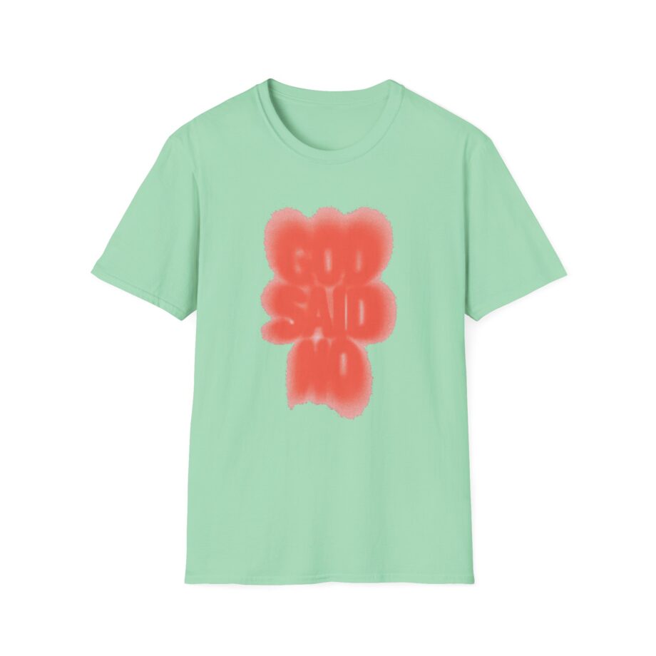 Omar Apollo God Said No Blur Unisex Softstyle T-shirt