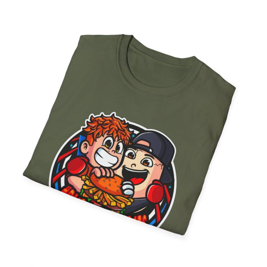 Burger Pommes eierkopf unisex softstyle t-shirt