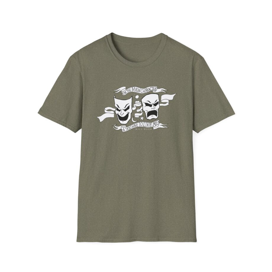 Will Wood the Main Character Unisex Softstyle T-shirt