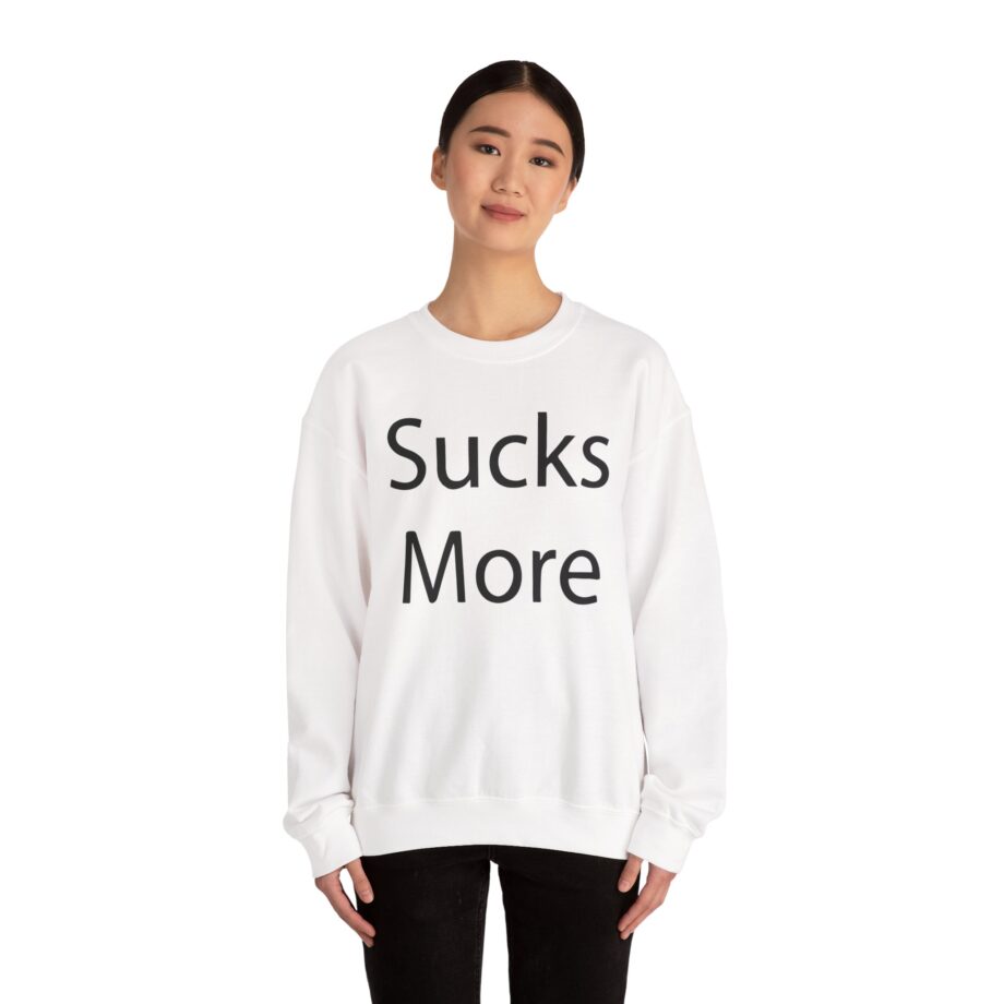 Hamzah Sucks More Tee Unisex Heavy Blend Crewneck Sweatshirt