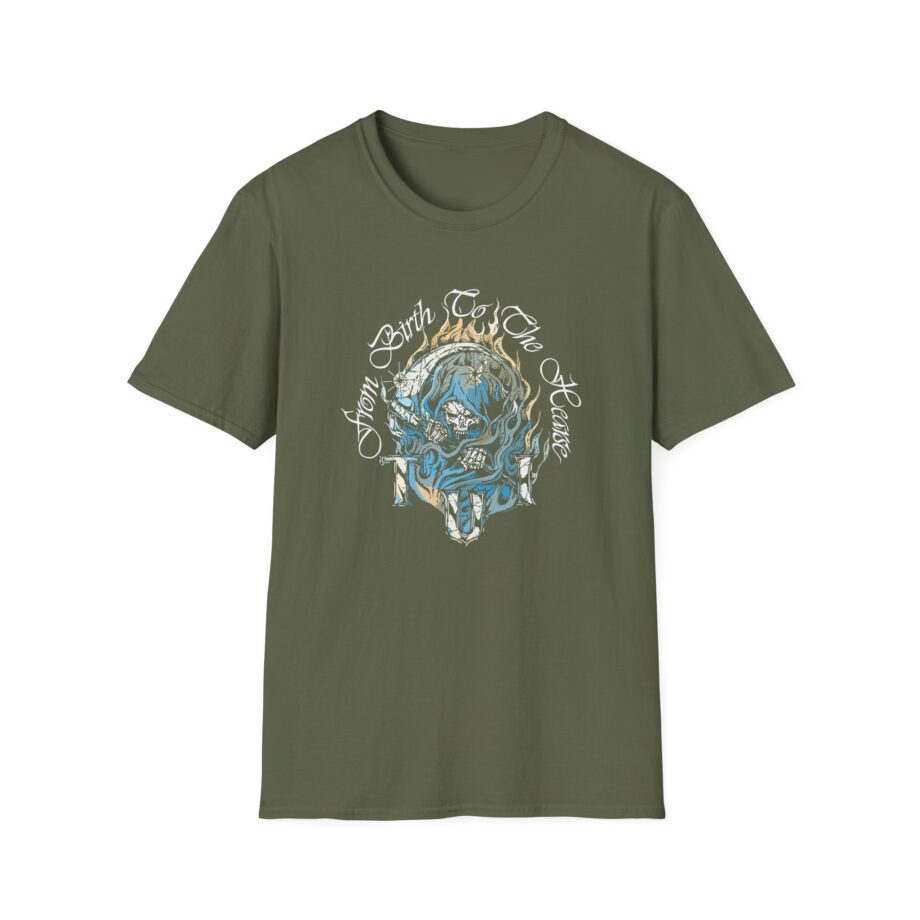 Trapped Under Ice Birth to Hearse Unisex Softstyle Tee