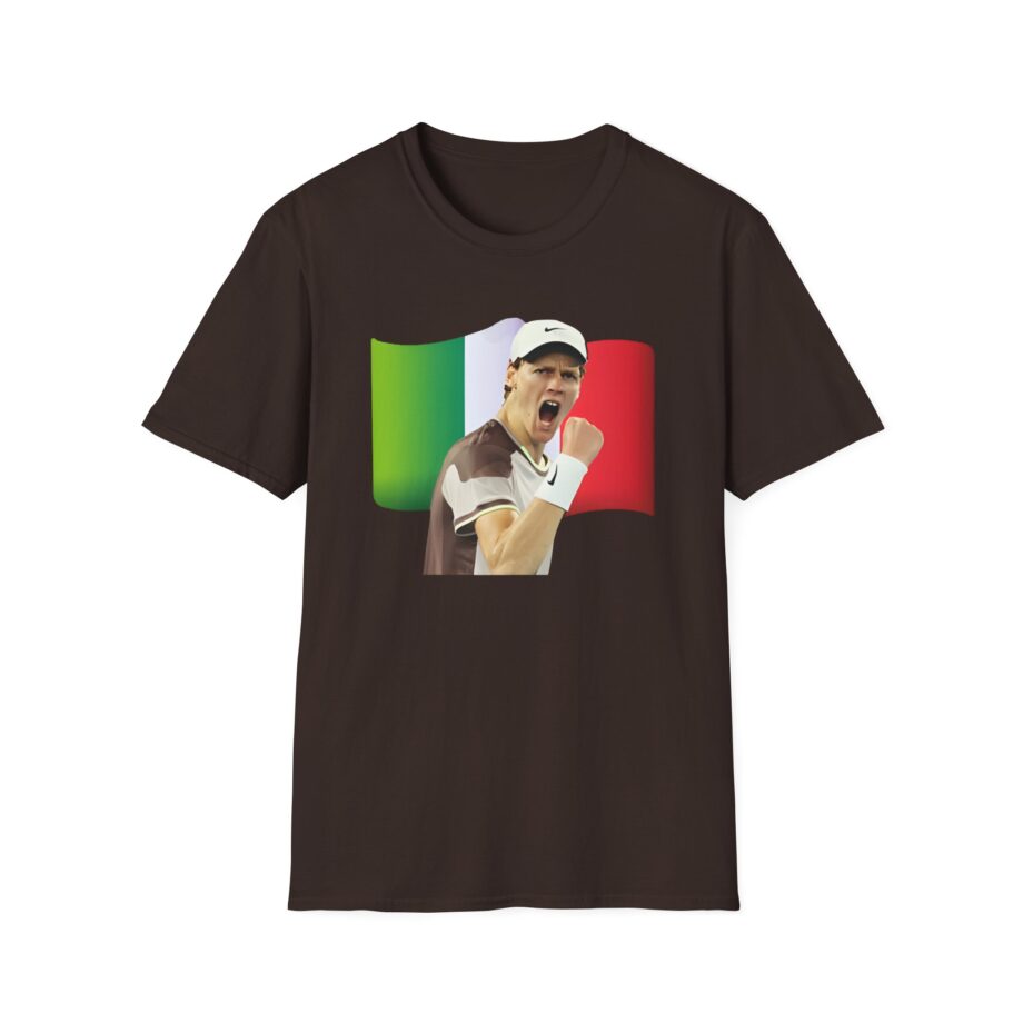 Jannik Sinner Italian Tennis Star Fan Unisex Softstyle T-Shirt