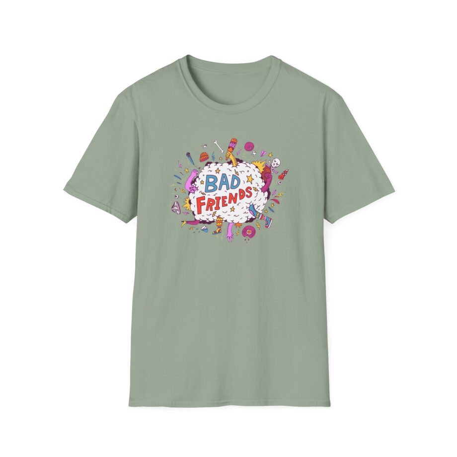 Bad Friends Fight Cloud Unisex Softstyle T-shirt