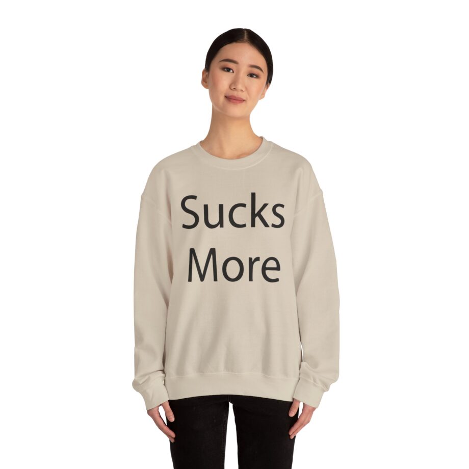 Hamzah Sucks More Tee Unisex Heavy Blend Crewneck Sweatshirt